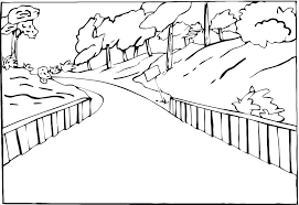 Imprimir múltiplas desenhos para colorir e criar seu livro de colorir. Desenhos Para Colorir Natureza Paisagem Floresta Montanhas Mar Ilha