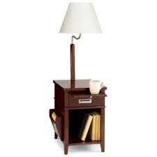 Jcpenney Home Side Table With Magazine Rack And Built In Lamp Found At Jcpenney 359 00 Floor Lamp Table Decorative Table Lamps Lamp