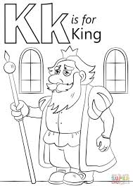 Alphabet letter k coloring page to use for kids coloring page. Coloring Page Letter K Printable Creative Art