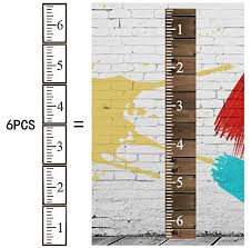 sonnis 6ft growth chart ruler stencil 6pcs hollow out ruler