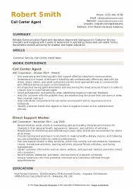 Adept in computer database programs offering exceptional customer service and. Call Center Agent Resume Samples Qwikresume