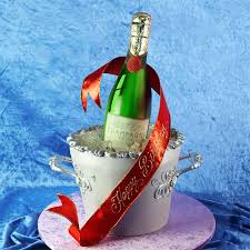 Can You Believe This Bottle Is Not Isomalt But Cake Air Brushed So Well To Give That Reflection Of Light Love The Tu Ice Bucket Cake Bottle Cake Alcohol Cake