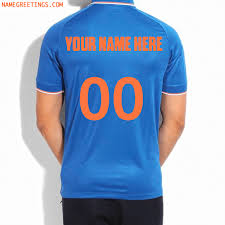 Design your own logo in seconds and right in your browser using placeit's sports logo maker! Write Your Name And Number On Indian Cricket Team Jersey