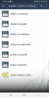 Web ini bertujuan untuk kami belajar al quran. Surah Surah Lazim Mp3 For Android Apk Download