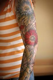 Sleeve tattoo japanese style on a hand men. Flower Sleeve Tattoos Designs Ideas And Meaning Tattoos For You