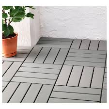 Runnen Decking Outdoor Gray 9 Sq Feet Ikea In 2020 Patio Flooring Outdoor Flooring Diy Deck