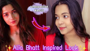 *Recreating* Alia Bhatt’s *Makeup*Look❤️Clumsiest video