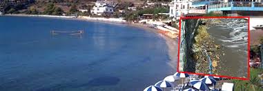 Η παραλια τησ αγιασ μαρινασ. Boyliazoyn Sth Steria
