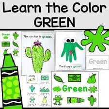 The Color Green Printable Activities Color Of By The Confetti Teacher Teachers Preschool Color Activities Color Activities For Toddlers Green Activities