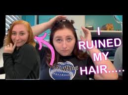 It's like asking someone to paint you a picture and agreeing to pay for it and then saying you won't because you don't like it. Diy Hair Dye Gone Wrong Youtube