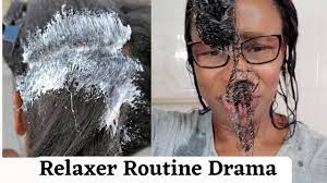 Relaxers How I Relax My Hair At Home Relaxed Hair Care Relaxed Hair Care Relaxed Hair Hair Care Routine