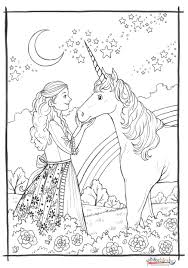 Willkommen in der welt der märchen und magie, willkommen in der welt der ausmalbilder einhorn! Ausmalbilder Pinnselstrich