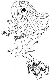 Spectra Vondergeist Monster High Coloring Page Coloring Pages Animal Coloring Pages Cartoon Coloring Pages