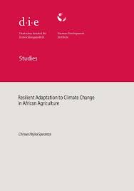 Il y a plus de 3 mois : Resilient Adaptation To Climate Change In African Agriculture