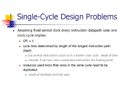 Clock cycles • instead of reporting execution time in seconds, we often use cycles • clock ticks indicate when to start activities (one abstraction): Eee 440 Computer Architecture The Processor Datapath And