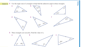 How to find the angle of a triangle. Unit 10 Lesson 3 Angles Of A Triangle Lessons Blendspace