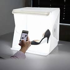Folding Photo Studio Kit Box With Led Light For Photographing Shooting Tent For Small Size Items Walmart Com Walmart Com