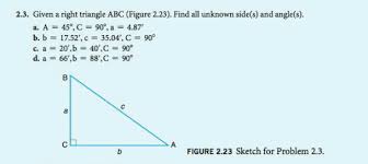 Maybe you would like to learn more about one of these? Given A Right Triangle Abc Figure 2 23 Find All Chegg Com