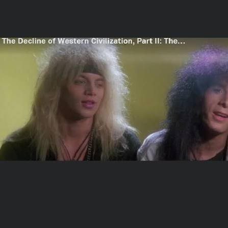Where and when did you first see “The Decline of Western Civilization Part  II: The Metal Years”? Fun Facts: I had only been in the band a few months  when this was