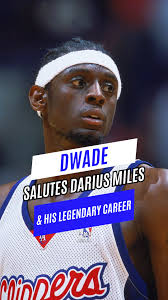 “The greats just stand out.” @DwyaneWade salutes and celebrates Darius  Miles’ career. 🫡 Is Darius underrated? , Follow @wynetwork for more  conversations.