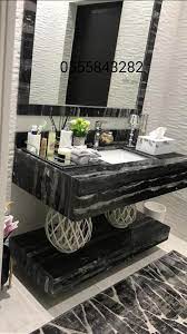 صور مغاسل رخام حمامات bathroom organization diy vintage flowers wallpaper bathroom mirror