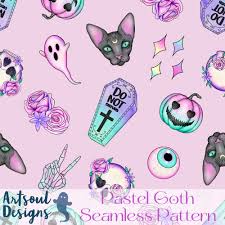 Cute Goth Fabric