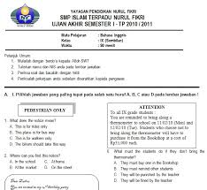 Between the drugstore and the bus station. Best Soal Tes Masuk Smp Bahasa Inggris