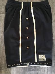 When did basketball start in the olympics? Nike Usab Usa Dream Team Olympic Basketball Black Gold Shorts Men Xl 1868139518