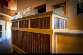 Use the texture of corrugated metal to offset a colorful wall in the garden. Interior Corrugated Metal Wall Panels Thehivephilly Com