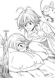 The seven deadly sins have brought peace back to liones kingdom, but their adventures are far from over as new challenges and old friends await. Coloriage Seven Deadly Sins Coloriages A Imprimer Gratuits