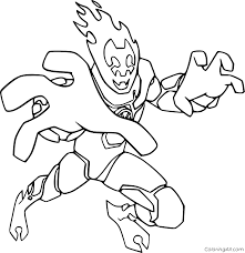 Cartoon network ben 10 coloring pages xlr8 free printable pictures. Ben 10 Coloring Pages Coloringall