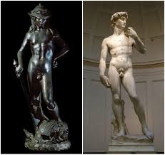 L'esposizione nasce dalla collaborazione si prende avvio da alcuni interessanti progetti eseguiti da leonardo e da michelangelo per gli affreschi sul tema della battaglia di anghiari e della. Il David Di Michelangelo Buonarroti Analisi