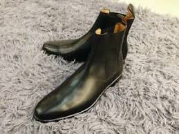 Select from suede chelsea boots to black, brown or tan leather. Handmade Classic Mens Black Leather Chelsea Boots Men Casual Leather Ankle Boot Ebay