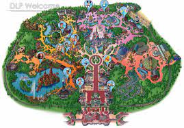 Large interactive map of disneyland paris with sights/services search. Disneyland Paris Map Micechat
