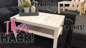 If you are into ikea hacks, there's almost no better item to try than ikea's lack table. Diy Farmhouse Table Ikea Hacks Ikea Lack Table Hack Youtube