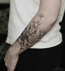 Floral Flower Wildflower Tattoos Botanical Tattoo Ink Tattoo
