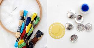 See more ideas about buttons, button crafts, dorset these hand embroidered buttons have floral detais, carefully stitched on yellow felt, back part of the buttons are hard plastic. I Heart Instagram Cross Stitch Covered Buttons My Poppet Makes