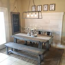 Counter height or bar height table with industrial pipe legs and reclaimed wood top. 70 Lasting Farmhouse Dining Room Table And Decorating Ideas Homevialand Com Farmhouse Dining Room Farmhouse Dining Room Table Farmhouse Dining