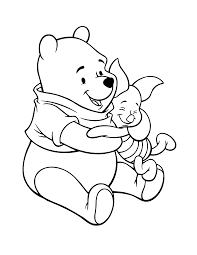 Baby pooh coloring pages (2). Winnie The Pooh Balloon Coloring Pages Novocom Top
