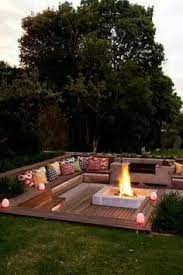 A deck is a weight supporting structure that resembles a floor. 18 Firepit Deck Ideas Backyard Fire Pit Backyard Patio