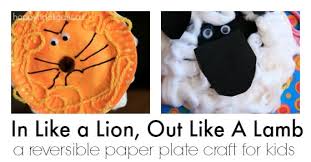 Lion and lamb printable alphabet puzzles. In Like A Lion Out Like A Lamb Craft Happy Hooligans