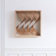 Nature Of Wood Wall Art Curves West Elm Wood Wall Decor Room Wall Art Wooden Art