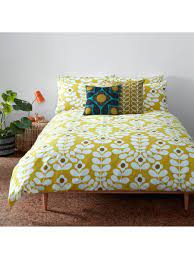 Orla kiely linear stem orange king size duvet cover 3 piece bedding set. Orla Kiely Juniper Stem Bedding Orla Kiely Retro Home Decor Super King Duvet Covers