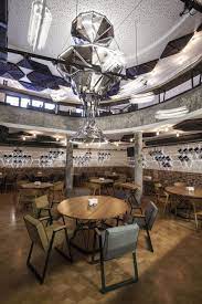 pixl factory animates london venue with kinetic lighting spheres dining design modern restaurant interior modern restaurant