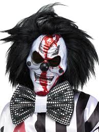 Es wurde zuvor unter einer lizenz zur mehrfachnutzung, die noch läuft, gekauft. Horror Clown Halloween Maske Mit Haaren Schwarz Weiss Gunstige Halloween Masken Bei Horrorklinik