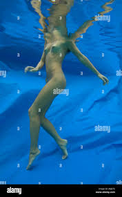 Woman nude underwater Stock Photo - Alamy