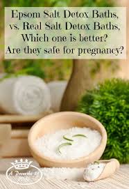 Epsom Salt Detox Baths Vs Rea Salt Detox Baths Salt Detox Bath Detox Epsom Salts Detox