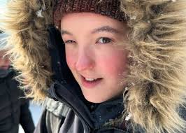 So much snow... so many red noses!”