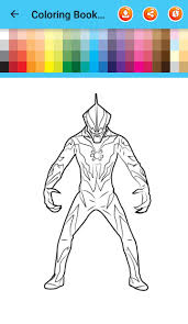 In black and white pictures, you will see a brave hero who is ready at any cost to protect the planet and all people from monsters from outer space. Coloring Book For Ultraman Zero Hero Cosmos For Android Apk Download