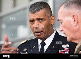 Gen vincent commander u s army hi-res stock photography and images